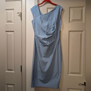 Elegant Periwinkle Blue Women's Dress